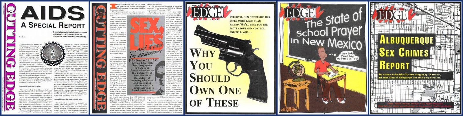 Cutting Edge Magazine issues (Tom Terry)